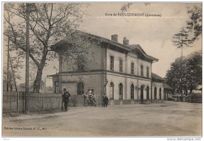 Carte Postale Ancienne de FAULQUEMONT-Gare