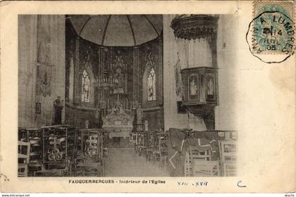 CPA Fauquembergues Eglise interieur (1278727)