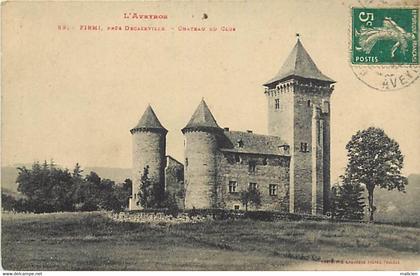 - dpts div-ref-AY996- aveyron - firmi près decazeville - chateau du clos - série l aveyron n° 89 -