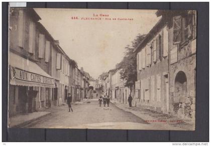 32 - Fleurance -  Rue de Castelnau