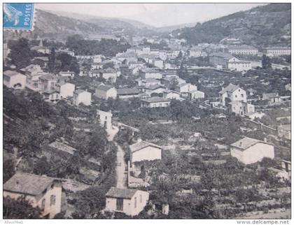 1909 CPA FOIX vue générale prise en amont (Ariège 09 )-les Pyrénées ariégeoise  --photo labouche frère Toulouse