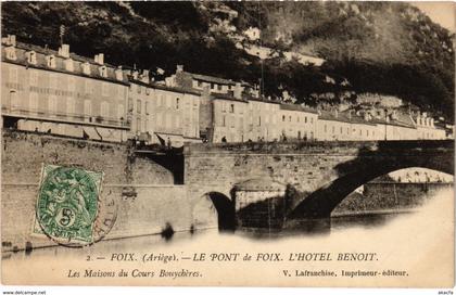 CPA FOIX Le Pont de FOIX Ariege (101743)