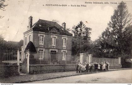 FONTAINE-LE-DUN ECOLE DES FILLES