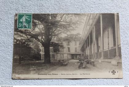 Fontenay aux roses, asile Ledru Rollin, parterre, hauts de Seine 92