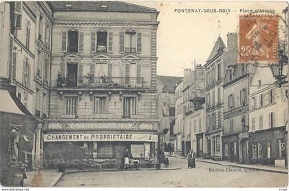 CPA Fontenay-sous-Bois Place d'Armes