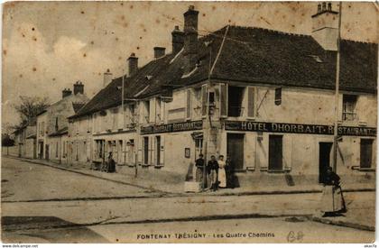 CPA FONTENAY TRESIGNY - Les Quatre Chemins (436314)