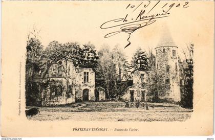 CPA Fontenay-Tresigny Ruines du Vivier FRANCE (1289925)