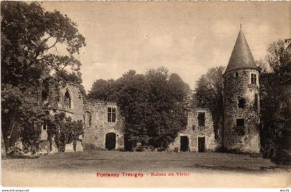 CPA Fontenay-Tresigny Ruines du Vivier FRANCE (1289929)