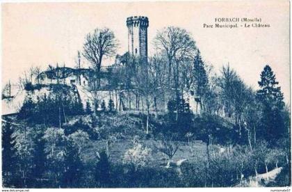 CPA FORBACH - Le Parc Municipal - Le Château - Ed. Stein François , Forbach