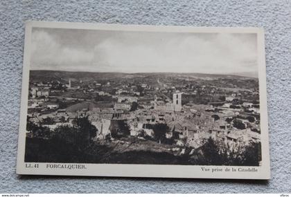 Forcalquier, vue prise de la citadelle, Alpes de haute Provence 04