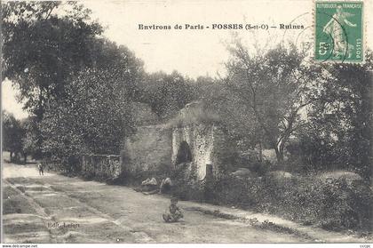 CPA Environs de Paris Fosses Ruines