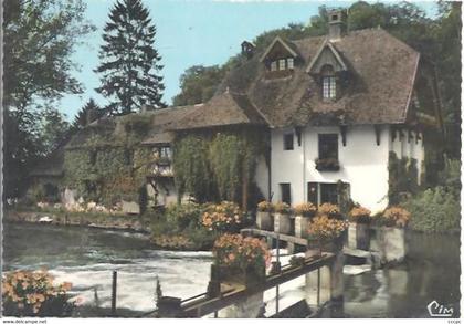 CPSM Fourges Auberge du Moulin de Fourges Le Déversoir et le Barrage