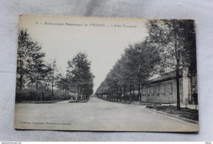 établissement pénitentiaire de Fresnes, l'allée principale, Val de Marne 94