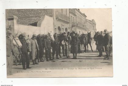 FRONTIGNAN 26 GROUPE DE MULETIERS AU QUAI VOLTAIRE (MILITAIRES)  1916