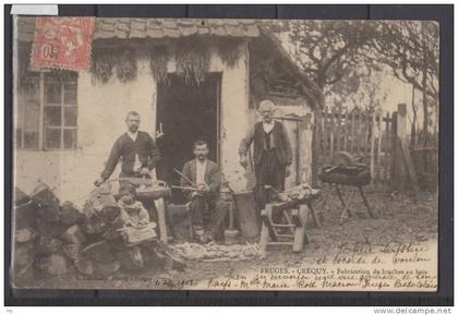 62 - Fruges-Créquy - Fabrication de Louches en Bois