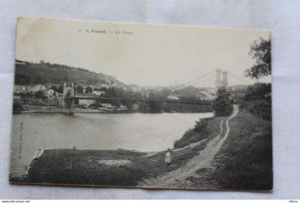 Cpa 1905, Fumel, le pont, Lot et Garonne 47