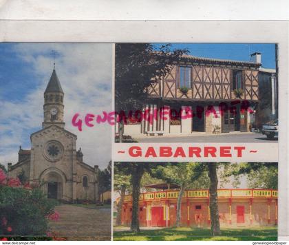 40-  GABARRET - EGLISE