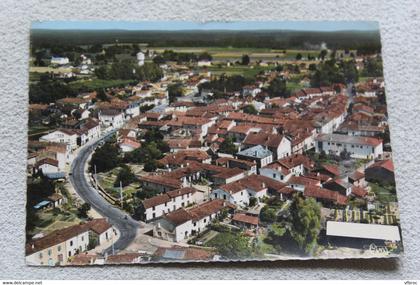 Cpm 1971, Gabarret, vue générale aérienne, Landes 40