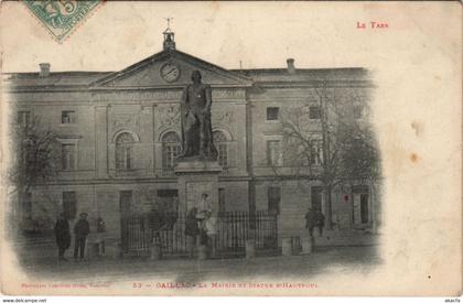 CPA GAILLAC La Mairie et Statue d'Hautpoul (1087559)