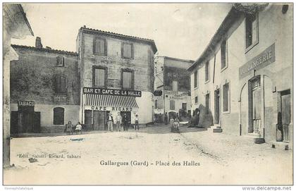 30 - GARD - Gallargues - place des halles