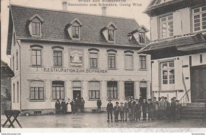 67 - GAMBSHEIM - Gruss aus Gambsheim - Restaurant zum Schwanen, Georg Wick