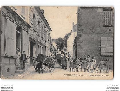 CPA 37 Genillé rue St Pierre