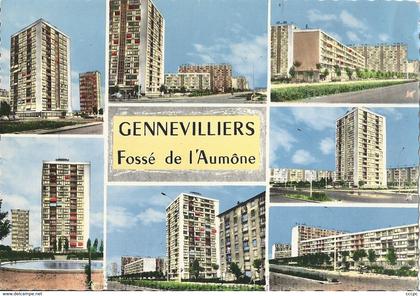 CPSM Gennevilliers vues multiples Fossé de l'Aumône