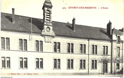 Carte  POSTALE  Ancienne  de   GEVREY  CHAMBERTIN - Ecole