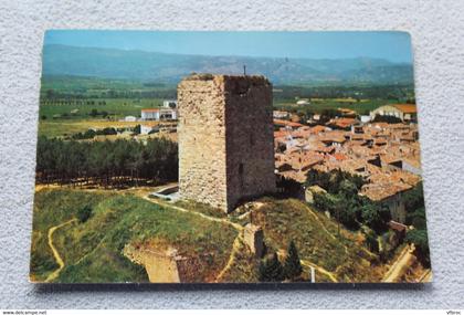 Cpm 1987, Gignac, vue aérienne, la tour, Hérault