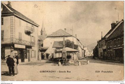 CPA GIROMAGNY Grande-Rue (722584)