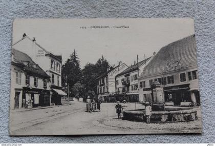 Giromagny, Grand' place, Territoire de Belfort 90