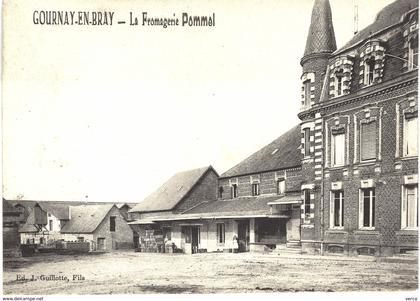 CARTE Postale Ancienne  de GOURNAY en BRAY - Fromagerie POMMEL