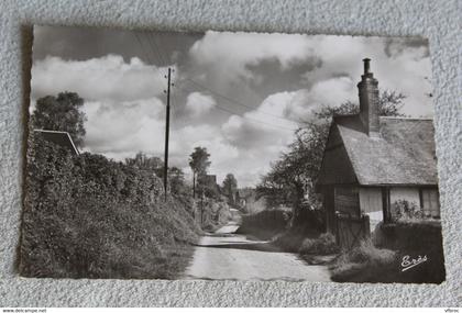 Cpsm, Gournay en Bray, un chemin du vieux saint Clair, Seine maritime 76