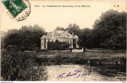 CPA GOURNAY-sur-MARNE Le Chateau de Gournay et la Marne (1353427)