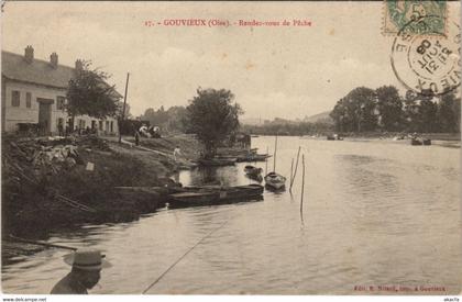 CPA GOUVIEUX Rendez-Vous de Peche (130794)