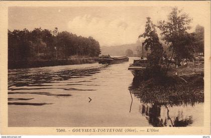 CPA GOUVIEUX-Toutevoie - L'Oise (130843)