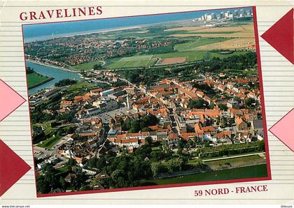 59 - Gravelines - Vue Générale aérienne - CPM - Voir Scans Recto-Verso