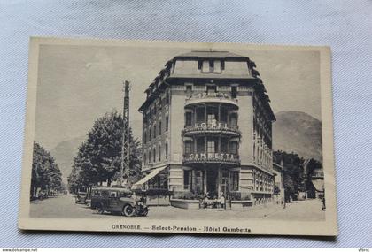 Grenoble, select pension, hôtel Gambetta, Isère 38