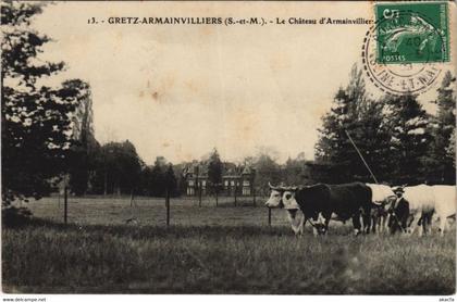 CPA GRETZ-ARMAINVILLIERS Chateau d'Armainvilliers Rotschild (979957)