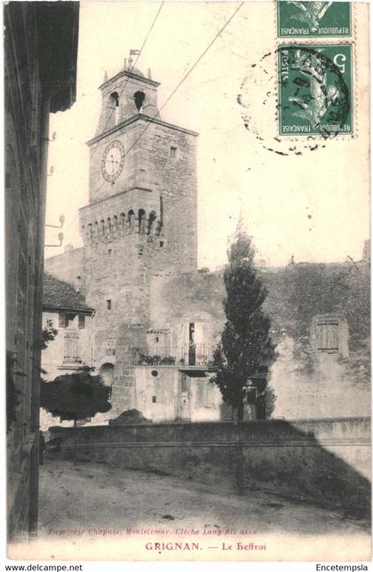 CPA Carte Postale France  Grignan  Le Beffroi  1908 VM57813