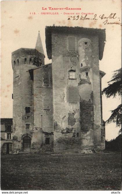 CPA GRISOLLES Le Chateau Donjon (979237)