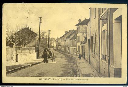 cpa du 95 Groslay  -- rue de  Montmorency     STEP81