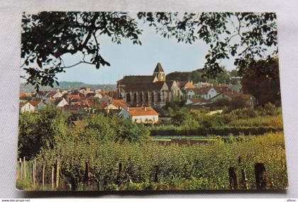 Cpm 1972, Groslay, vue générale, l'église, Val d'Oise 95