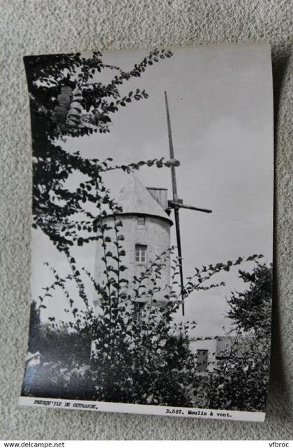 D304, Cpm, Presqu'ile de Guérande, moulin à vent, Loire atlantique 44