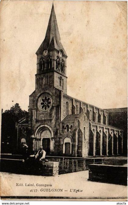 CPA AK GUEUGNON Église (649862)