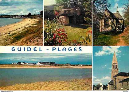 56 - Guidel - Plages - Multivues - Flamme Postale - CPM - Voir Scans Recto-Verso