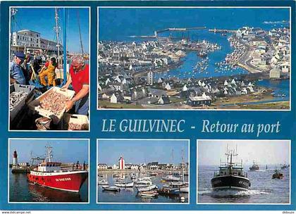 29 - Le Guilvinec - Retour au Port - Multivues - Bateaux - Pecheurs - Voir Scans Recto Verso