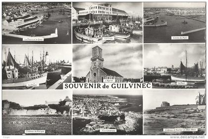 CPSM Souvenir de Guilvinec - vues multiples