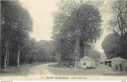 62 - Guines - Foret de Guines - Allée d'Arrivée - Animée - Carte Vierge - CPA - Voir Scans Recto-Verso