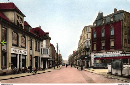 Hagondange, Rue de la Gare, Pharmacie, Cafe d` Alsace, ca. 50er/60er Jahre